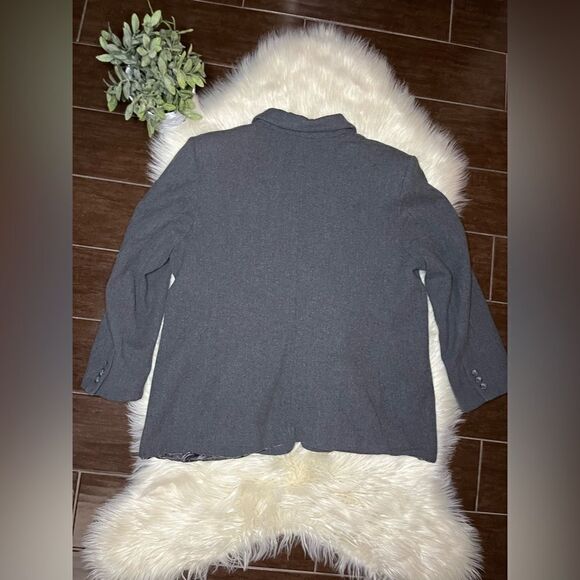 Pendleton 100% virgin wool grey blazer sz 18W - Picture 4 of 7